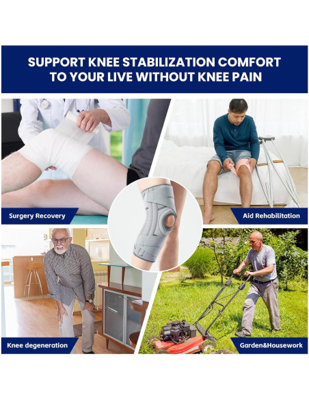 Férula de Rodilla Galvaran Ajustable para Desgarro de Menisco