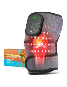 Masajeador de Rodilla Inalámbrico OVIMAZ con Calor y Luz Roja