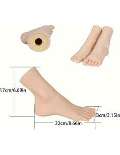 Modelo Anatómico de Pie Izquierdo Tcwuzick - Resina Realista 20 cm 2