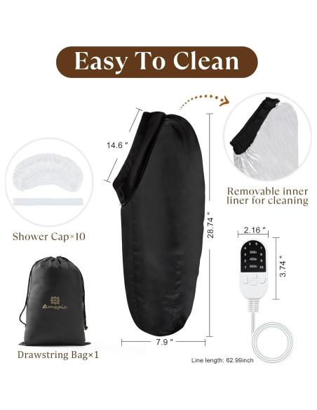 Capucha Térmica Amzpic para Acondicionamiento Profundo 10 Niveles