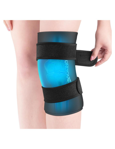 Funda de Hielo para Rodilla ONLYCARE - Compresa Fría y Caliente M