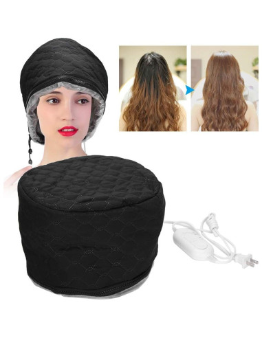 Gorro Térmico Ajustable Tiiyee para Acondicionamiento Capilar