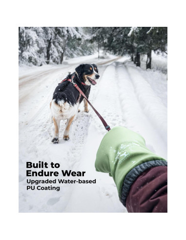 Guantes de Invierno Impermeables Toolant Verde Grande