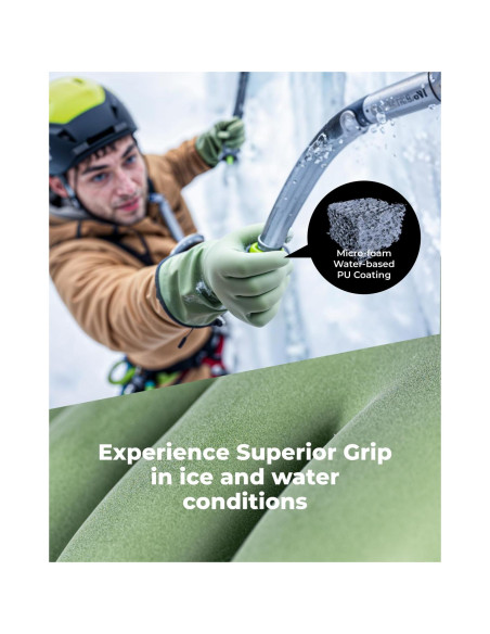 Guantes de Invierno Impermeables Toolant Verde Grande