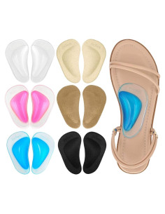 Plantillas de soporte para arco Dr. Foot - 6 pares de gel