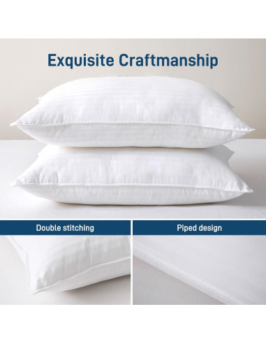 Almohada Hipoalergénica Ankwos Reina - Suave y Fresca 71x51cm