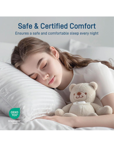 Almohada Hipoalergénica Ankwos Reina - Suave y Fresca 71x51cm