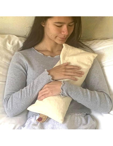 Almohada Cervical Hot Cherry 33x15cm Relleno de Huesos de Cereza