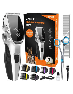 Kit de Aseo para Perros OCPEET DGC02 Inalámbrico 4 en 1