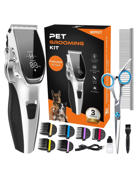 Kit de Aseo para Perros OCPEET DGC02 Inalámbrico 4 en 1