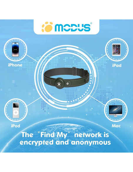 Collar GPS para Perros MODUS M-249 Verde, Sin Cuota Mensual Collar GPS para Perros MODUS M-249 Verde, Sin Cuota Mensual