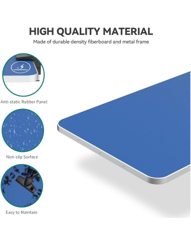Mesa de Aseo para Perros YITAHOME 106.68 cm Azul Plegable