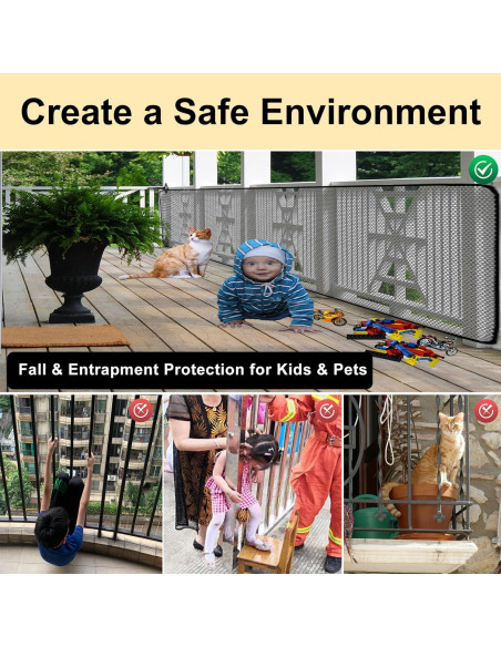 Red de Seguridad para Balcón 0.9m x 3m Sunjoy Castle