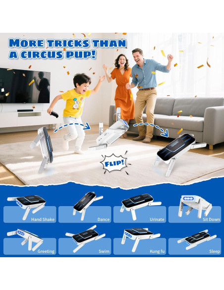 Perro Robot Inteligente ZLKSEOLT - Mascota Interactiva 30+ Acciones