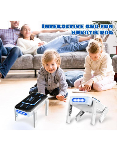 Perro Robot Inteligente ZLKSEOLT - Mascota Interactiva 30+ Acciones