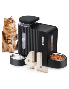 Comedero y dispensador de agua automático Apollo 4L negro