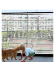 Red de Seguridad para Barandillas Sunjoy Castle 180x76cm Blanca