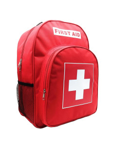 Mochila de Primeros Auxilios Vacía Jipemtra Roja 40x30x15 cm