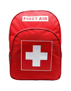 Mochila de Primeros Auxilios Vacía Jipemtra Roja 40x30x15 cm 2