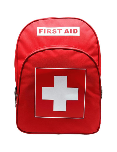 Mochila de Primeros Auxilios Vacía Jipemtra Roja 40x30x15 cm