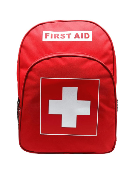 Mochila de Primeros Auxilios Vacía Jipemtra Roja 40x30x15 cm