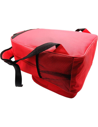Mochila de Primeros Auxilios Vacía Jipemtra Roja 40x30x15 cm