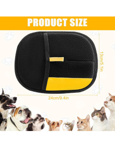 Guantes de Aseo para Mascotas GROTOLY - Eliminación de Pelo Efectiva 2