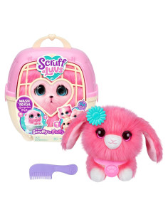 ScruffaLuvs Peluche de Mascota Rosa - Juguete Misterioso 19 cm