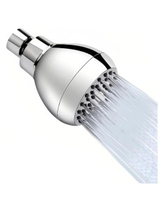 Cabezal de Ducha Alta Presión FANBODTA 3" Cromo Rotación 360