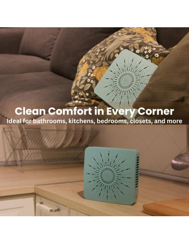 Purificador de Aire Portátil 4 en 1 HEPA USB-C - Azul Nebuloso