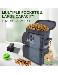 Bolsa de Entrenamiento para Perros Moysoon - Multi-Bolsillo Impermeable 2