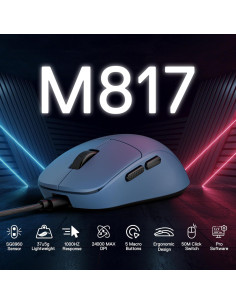 Redragon M817 Ratón Gaming Con Cable 24000 DPI Azul 2