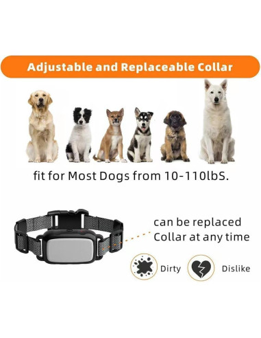 Collar de Entrenamiento Remoto Tifoss IPX7 1000ft 4 Modos