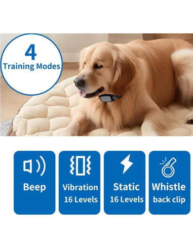 Collar de Entrenamiento Remoto Tifoss IPX7 1000ft 4 Modos