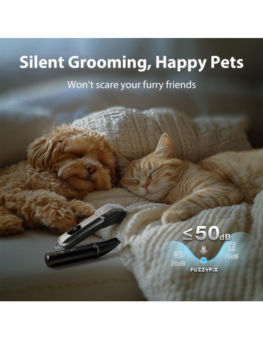 Kit de Aseo Profesional para Perros FuzzyFix PC725BX Inalámbrico