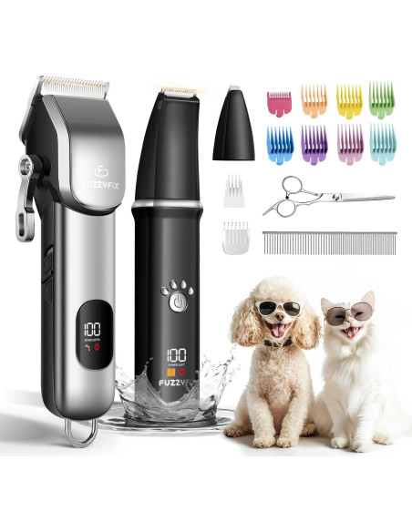 Kit de Aseo Profesional para Perros FuzzyFix PC725BX Inalámbrico