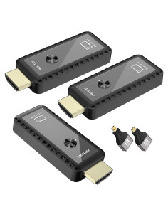 Transmisor HDMI Inalámbrico PWAYTEK con 2 Receptores 50m