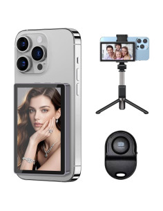 Monitor Portátil Selfie AHXJKA 4" 4K 60fps Inalámbrico