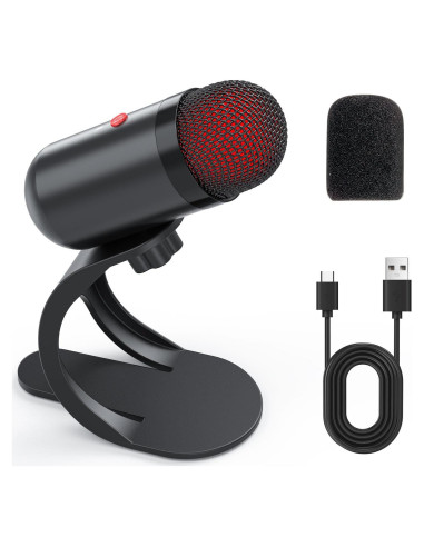 Micrófono USB LiANGSTAR K6 Omnidireccional con Silencio