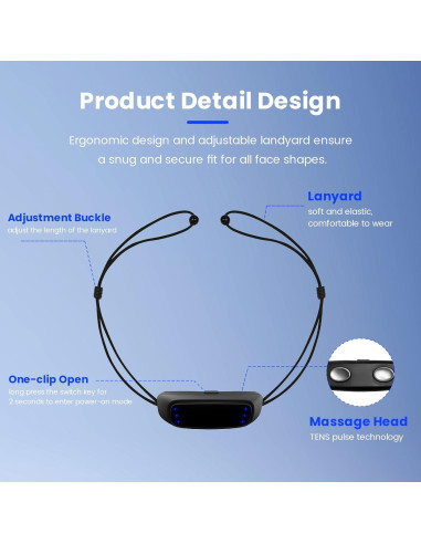 Dispositivo Anti Ronquidos JCHOPE con 6 Modos Ajustables