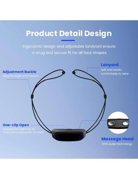 Dispositivo Anti Ronquidos JCHOPE con 6 Modos Ajustables Dispositivo Anti Ronquidos JCHOPE con 6 Modos Ajustables