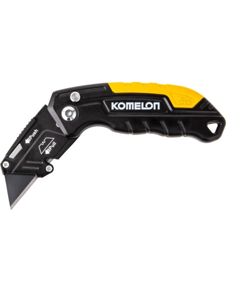 Cuchillo de Utilidad Plegable Komelon UDF-N6 con 4 Cuchillas