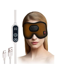 Máscara de Ojos Calentada SYPVRY con Auriculares Bluetooth