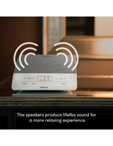 Máquina de Ruido Blanco HoMedics Deep Sleep I - 4 Sonidos Relajantes