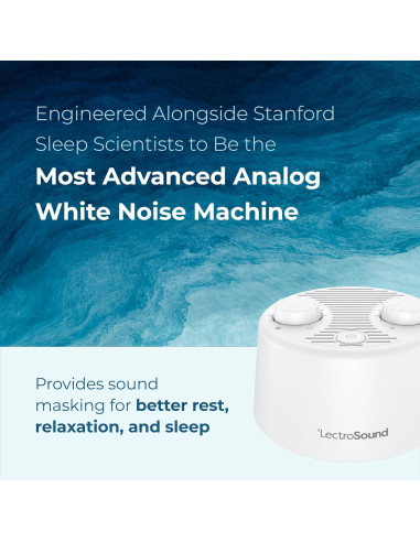 Máquina de Ruido Blanco Adaptive Sound Technologies Lectro Sound 2 - USB, Blanca