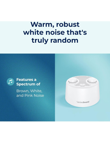 Máquina de Ruido Blanco Adaptive Sound Technologies Lectro Sound 2 - USB, Blanca