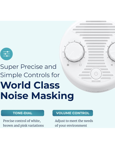 Máquina de Ruido Blanco Adaptive Sound Technologies Lectro Sound 2 - USB, Blanca