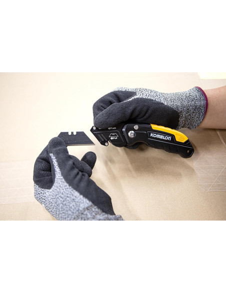 Cuchillo de Utilidad Plegable Komelon UDF-N6 con 4 Cuchillas