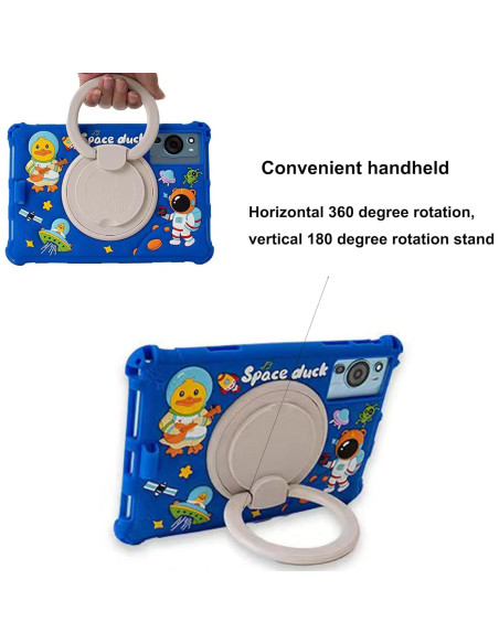 Funda para Tablet TCL Tab 10 5G 10.1" Azul Oscuro con Soporte