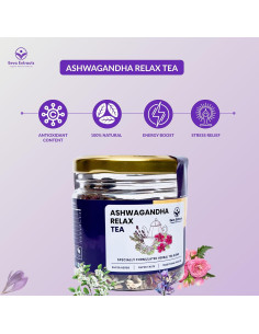 Té Herbal Relajante Eeva Extracts con Ashwagandha 25g 2